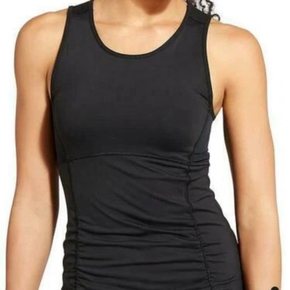 Athleta | Black Stealth Sculptek Compression Tank Top | Sz M - Picture 1 of 14